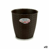Vaso Stefanplast Plastica Cioccolato 19 x 17,5 x 19 cm (12 Unità) - Augustea Shop