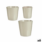 Set di Vasi Ibergarden LINCE PQ - 7044 Grigio Argilla (6 Unità) - Augustea Shop