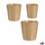 Set di Vasi Ibergarden LINCE PQ - TOPO Beige Argilla (6 Unità) - Augustea Shop