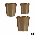 Set di Vasi Ibergarden LINCE PQ - 7006 Taupé Argilla (6 Unità) - Augustea Shop