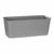 Vaso rettangolare da Balcone Stefanplast 73660 Grigio Plastica 13 x 11 x 29 cm (12 Unità) - Augustea Shop