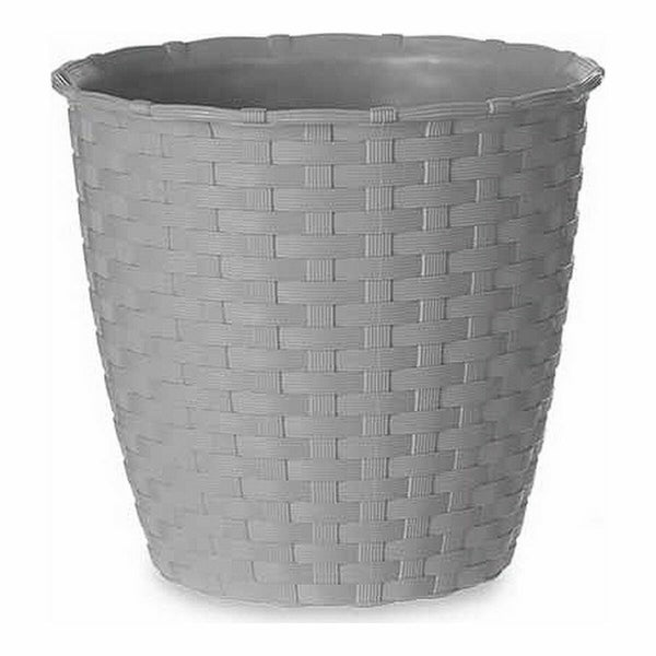 Vaso Stefanplast Grigio Plastica 14 x 13 x 14 cm (12 Unità) - Augustea Shop