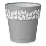 Vaso Autoirrigante Stefanplast Grigio 15 x 15 x 15 cm Bianco Plastica (12 Unità) - Augustea Shop