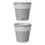 Vaso Autoirrigante Stefanplast Grigio 15 x 15 x 15 cm Bianco Plastica (12 Unità) - Augustea Shop