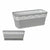 Vaso rettangolare da Balcone Stefanplast Cloe Bianco Grigio Plastica 13,3 x 12,3 x 29,3 cm (12 Unità) - Augustea Shop