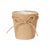 Vaso Ibergarden WY18-72 Marrone Stoffa Corda Plastica Fiocco 11 x 10,5 x 11 cm (24 Unità) - Augustea Shop