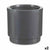 Vaso Autoirrigante Ibergarden 4138-PLA Argentato polipropilene 38 x 37,5 x 38 cm 38 x 37 x 38 cm (2 Unità) - Augustea Shop
