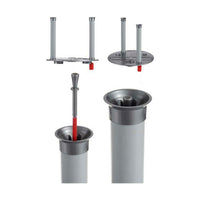 Vaso Autoirrigante Ibergarden 4138-PLA Argentato polipropilene 38 x 37,5 x 38 cm 38 x 37 x 38 cm (2 Unità) - Augustea Shop