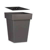 Vaso Autoirrigante Ibergarden 87949 Grigio Plastica 37 x 51 x 37 cm (6 Unità) - Augustea Shop