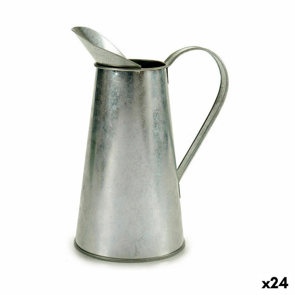 Vaso Ibergarden J60700-B Argentato Zinco Modello Scaldalatte 17 x 21,5 x 11,3 cm (24 Unità) - Augustea Shop
