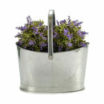 Vaso Ibergarden E51465-B Argentato Zinco Cestino 21 x 19,5 x 35,5 cm (12 Unità) - Augustea Shop