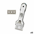 Ceramic Cooker Top Scraper Kinvara 22275 Silver Metal 13,5 x 4,5 x 1 cm (12 Units)