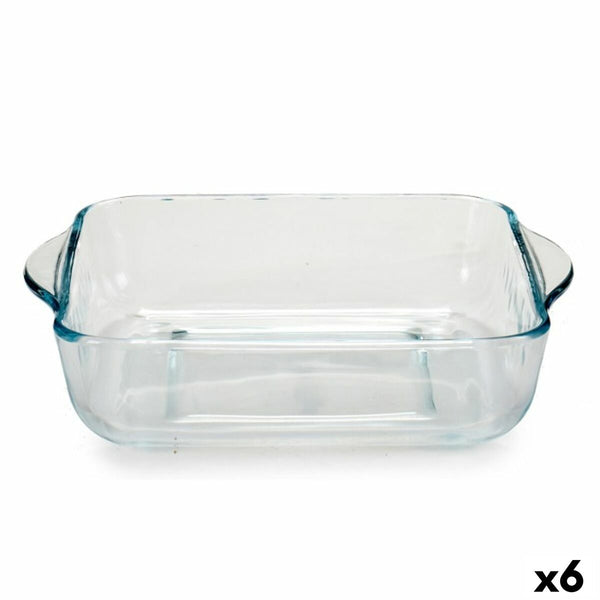 Vassoio da Forno Pasabahce Borcam 1,9 L 22 x 6 x 25,5 cm Con manici (6 Unità) - Augustea Shop