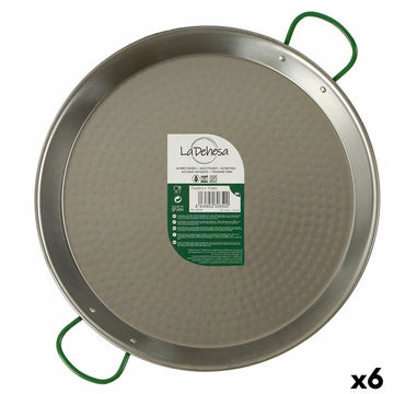 Padella La Dehesa Argentato Acciaio Lucidato Ø 34 cm 44,5 x 5 x 34,5 cm 34,5 x 5 x 44,5 cm (6 Unità)