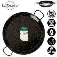 Padella Ø 38 cm Acciaio Smaltato (6 Unità) - Augustea Shop