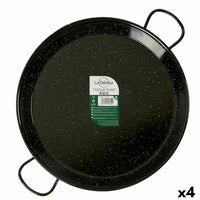 Padella Nero Acciaio Smaltato Ø 46 cm (4 Unità) - Augustea Shop