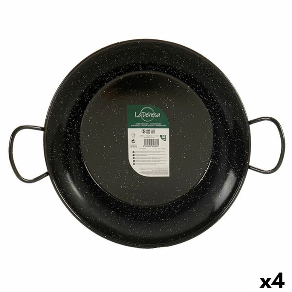 Paellera Ø 36 cm Acciaio Smaltato (4 Unità) - Augustea Shop