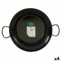 Paellera La Dehesa Nero Acciaio Smaltato Ø 36 cm 48 x 13 x 8 cm 48 x 9,5 x 36 cm (4 Unità)