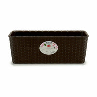 Vaso rettangolare da Balcone Stefanplast Plastica 39 x 13,5 x 15,5 cm (12 Unità) - Augustea Shop