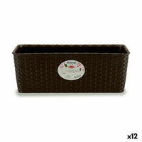 Vaso rettangolare da Balcone Stefanplast Plastica 39 x 13,5 x 15,5 cm (12 Unità) - Augustea Shop