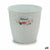 Vaso Stefanplast Bianco Plastica 14 x 13 x 14 cm (12 Unità) - Augustea Shop
