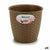 Vaso Stefanplast Marrone Plastica 14 x 13 x 14 cm (12 Unità) - Augustea Shop