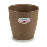 Vaso Stefanplast Marrone Plastica 19 x 17,5 x 19 cm (12 Unità) - Augustea Shop