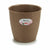 Vaso Stefanplast Marrone Plastica 19 x 17,5 x 19 cm (12 Unità) - Augustea Shop