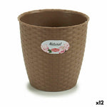 Vaso Stefanplast Marrone Plastica 19 x 17,5 x 19 cm (12 Unità) - Augustea Shop