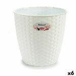 Vaso Stefanplast Bianco Plastica 24 x 22,5 x 24 cm (6 Unità) - Augustea Shop