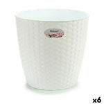 Vaso Stefanplast Bianco Plastica 29 x 27 x 29 cm (6 Unità) - Augustea Shop