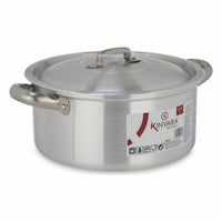 Casseruola con coperchio Kinvara 100005 Argentato 3 L (10 Unità) - Augustea Shop
