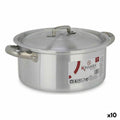 Casseruola con coperchio Kinvara 100005 Argentato 3 L (10 Unità)