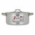 Casseruola con coperchio Kinvara 100005 Argentato 3 L (10 Unità) - Augustea Shop