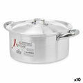 Casseruola con coperchio Kinvara 100006 Argentato 4 L 24 x 13 x 31 cm (10 Unità)