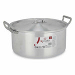 Casseruola con coperchio Kinvara 100008 Argentato 6,5 L 35 x 16 x 28 cm (6 Unità) - Augustea Shop