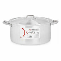 Casseruola con coperchio Kinvara 100011 Argentato 12,5 L (3 Unità) - Augustea Shop