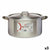 Casseruola con coperchio Kinvara 100012 Argentato 15 L (3 Unità) - Augustea Shop