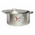Casseruola con coperchio Kinvara 100015 Argentato 53 x 24 x 43 cm (3 Unità) - Augustea Shop