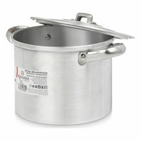 Pentola con Coperchio Kinvara 100031 Argentato Alluminio 23,5 x 15 x 18 cm (6 Unità) - Augustea Shop