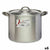 Pentola con Coperchio Kinvara 100035 Argentato Alluminio Ø 24 cm (6 Unità) - Augustea Shop