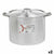 Pentola con Coperchio Kinvara 100041 Argentato Alluminio Ø 36 cm (2 Unità) - Augustea Shop