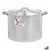 Pentola con Coperchio Kinvara 100042 Argentato Alluminio Ø 36 cm (2 Unità) - Augustea Shop