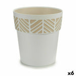 Vaso Autoirrigante Stefanplast Orfeo Bianco Plastica 25 x 25 x 25 cm (6 Unità) - Augustea Shop