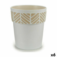 Vaso Autoirrigante Stefanplast Orfeo Bianco Plastica 29 x 29 x 29 cm (6 Unità) - Augustea Shop