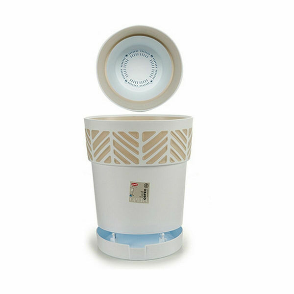 Vaso Autoirrigante Stefanplast Orfeo Bianco Plastica 29 x 29 x 29 cm (6 Unità) - Augustea Shop