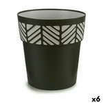 Vaso Autoirrigante Stefanplast Orfeo Antracite Plastica 29 x 29 x 29 cm (6 Unità) - Augustea Shop