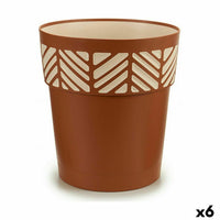 Vaso Autoirrigante Stefanplast Orfeo Terracotta Plastica 29 x 29 x 29 cm (6 Unità) - Augustea Shop