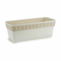 Vaso rettangolare da Balcone Stefanplast Orfeo Bianco Plastica 18,5 x 17 x 49,3 cm (12 Unità) - Augustea Shop