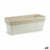 Vaso rettangolare da Balcone Stefanplast Orfeo Bianco Plastica 18,5 x 17 x 49,3 cm (12 Unità) - Augustea Shop